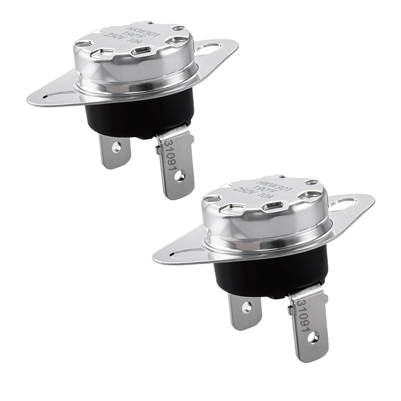 BKIFU 31091 Limit Switch 190℉ Fit for Atwood/Hydro Flame/Dometic RV Furnace,Furnace Replacemet Parts,High Temperature Limit Switch 190℉(2PCS) - Image 1